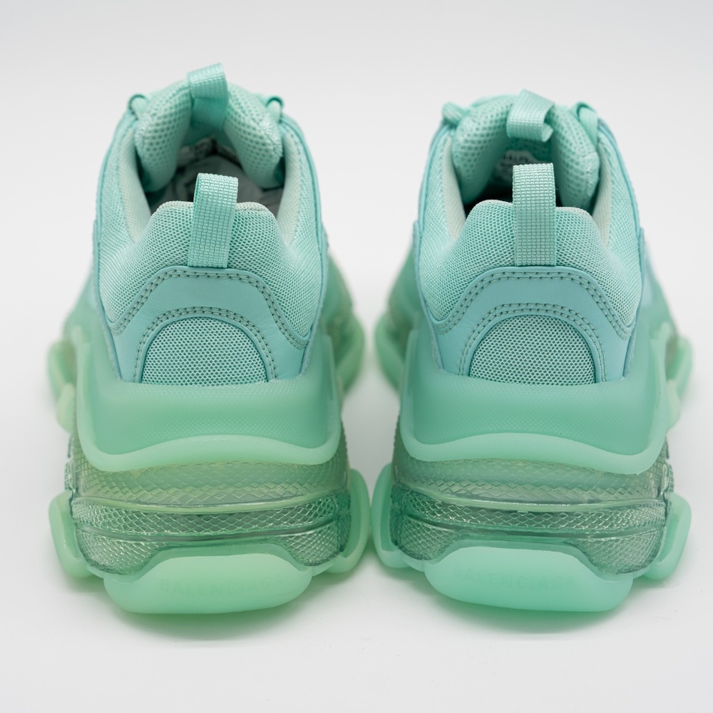 size 37 EU / 7 US Balenciaga Triple S Sneakers Mint Green - Picture 5 of 15